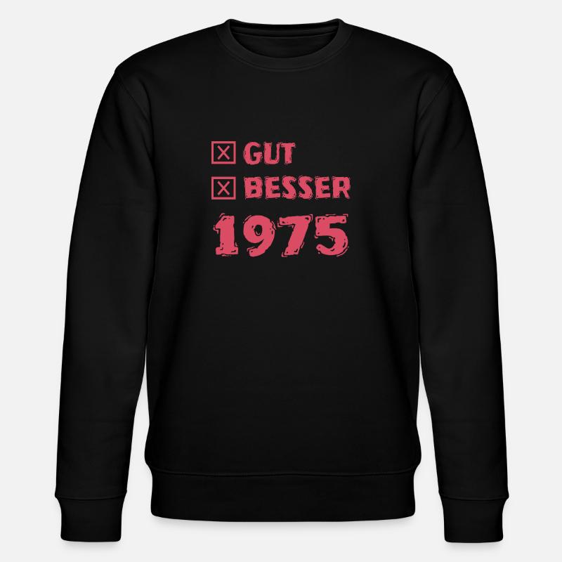 Année 1975 - Sweat bio CHANGER Stanley/Stella Unisexe - noir