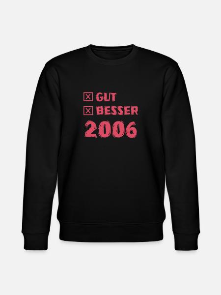 Year 2006 - Stanley/Stella CHANGER Unisex Organic Sweatshirt - black