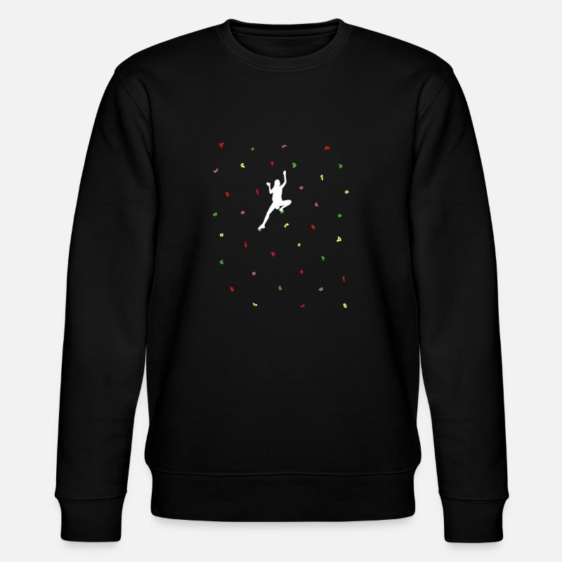 Boulder wall woman - Stanley/Stella CHANGER Unisex Organic Sweatshirt - black