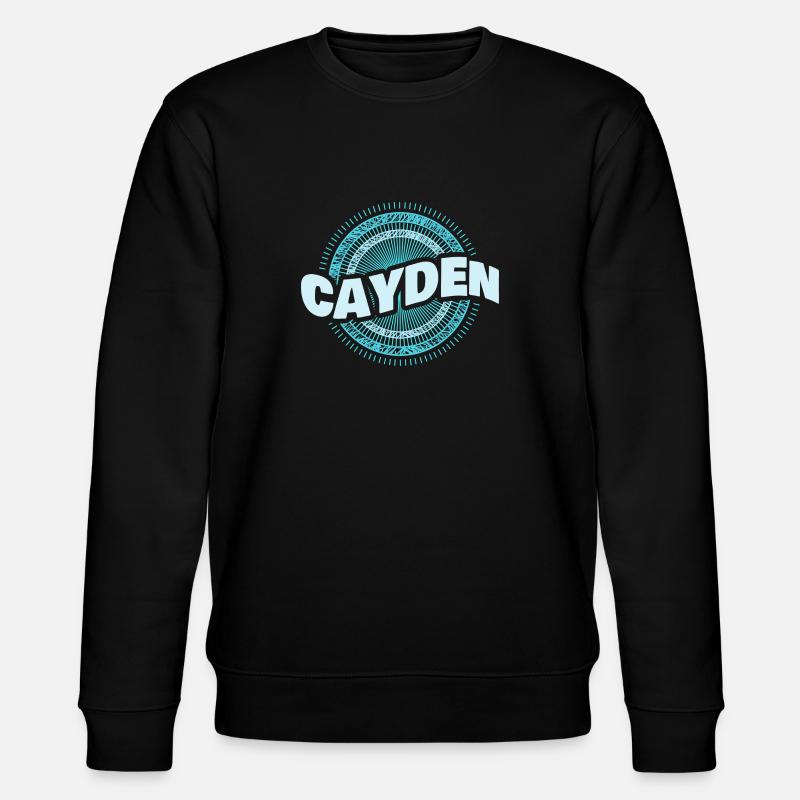 Cayden als Geschenkidee - Stanley/Stella Unisex Bio-Sweatshirt CHANGER  - Schwarz