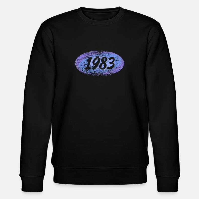 1983 1983 - Stanley/Stella Unisex Bio-Sweatshirt CHANGER  - Schwarz