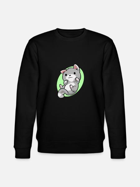 kitten - Stanley/Stella CHANGER Unisex Organic Sweatshirt - black
