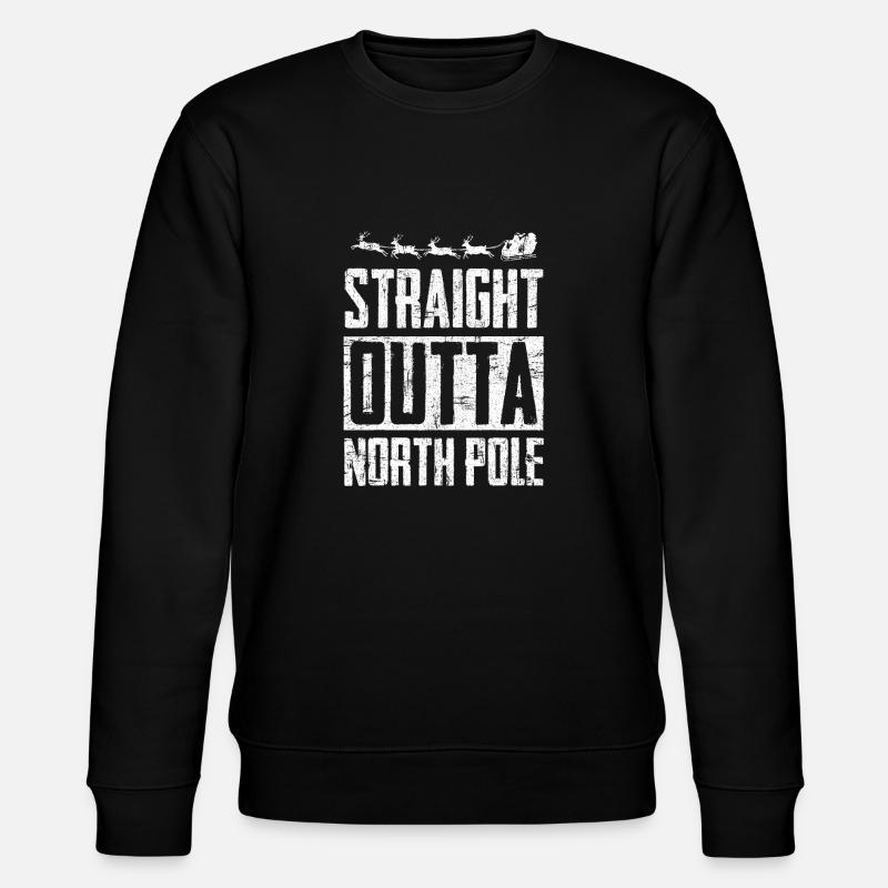 Weihnachten - Stanley/Stella Unisex Bio-Sweatshirt CHANGER  - Schwarz