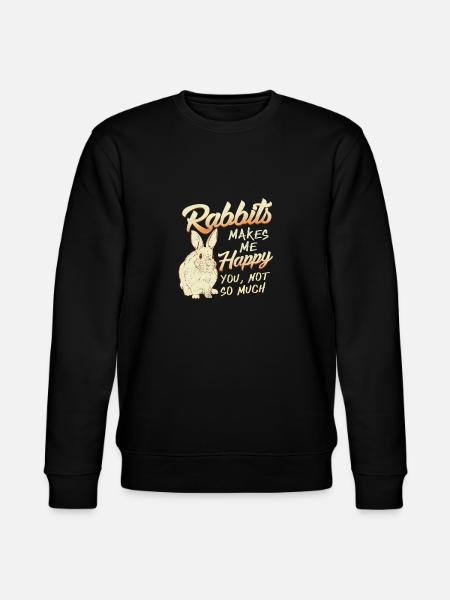 rabbit - Stanley/Stella CHANGER Unisex Organic Sweatshirt - black