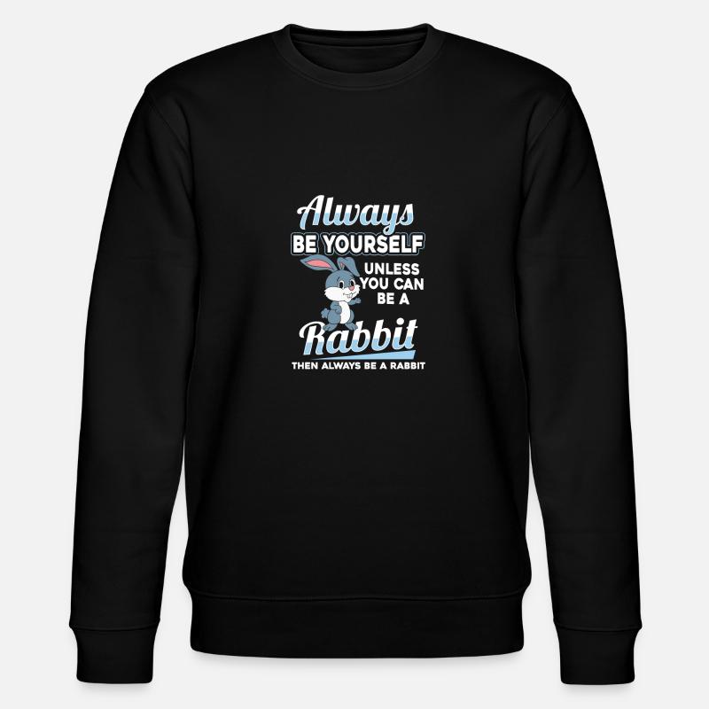 Rabbit - Stanley/Stella CHANGER Unisex Organic Sweatshirt - black