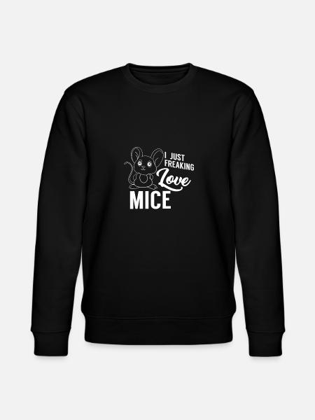 mouse - Stanley/Stella CHANGER Unisex Organic Sweatshirt - black