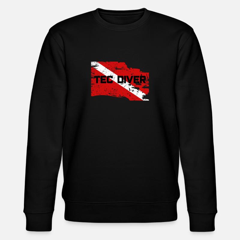 TEC DIVER - Sweat bio CHANGER Stanley/Stella Unisexe - noir