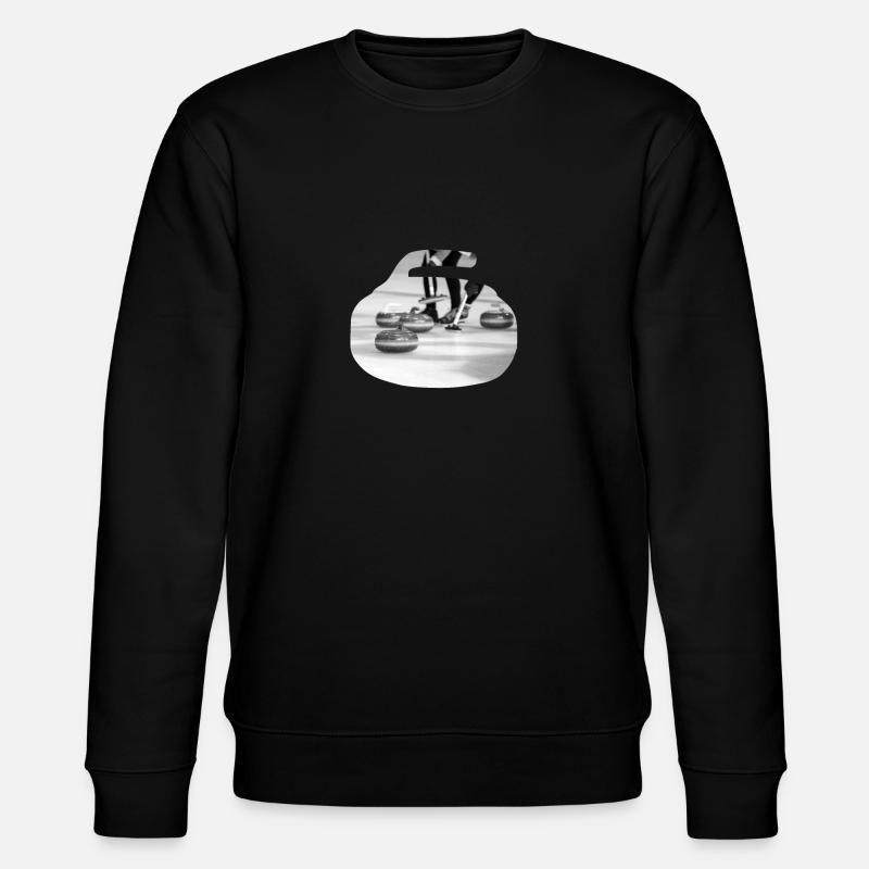 Pierre de curling - Sweat bio CHANGER Stanley/Stella Unisexe - noir