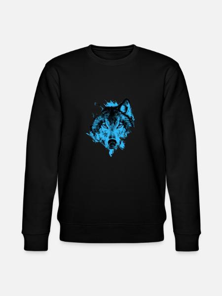 wolf - Stanley/Stella CHANGER Unisex Organic Sweatshirt - black