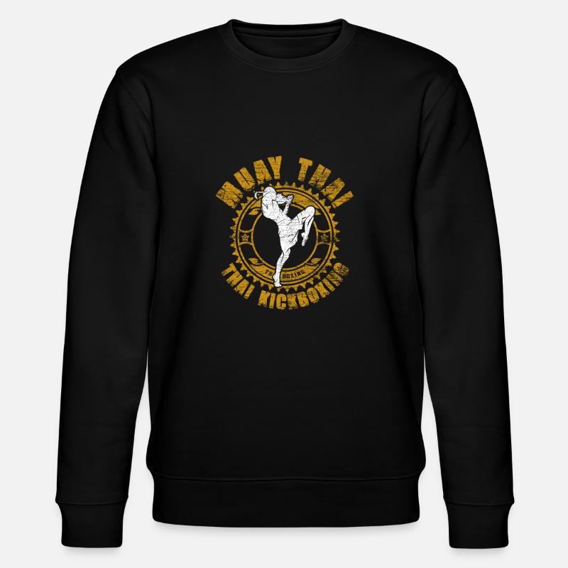 Muay Thai Kickboxing - Stanley/Stella Unisex Bio-Sweatshirt CHANGER  - Schwarz