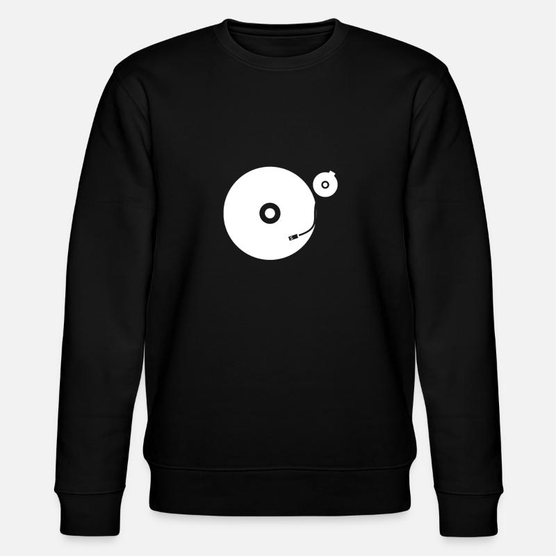 Plattenspieler - Stanley/Stella Unisex Bio-Sweatshirt CHANGER  - Schwarz