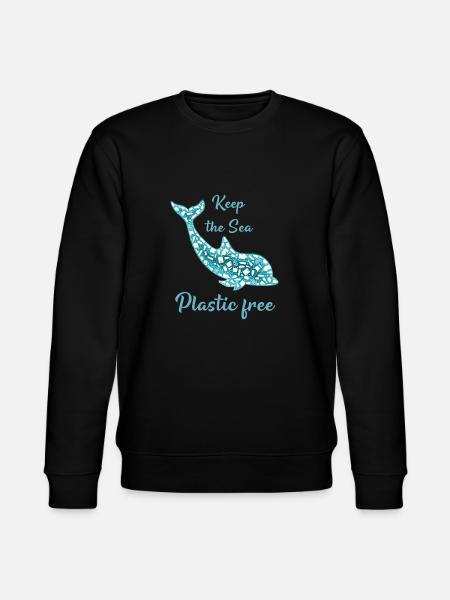 Keep the Sea Plastic free - Stanley/Stella Unisex Bio-Sweatshirt CHANGER  - Schwarz
