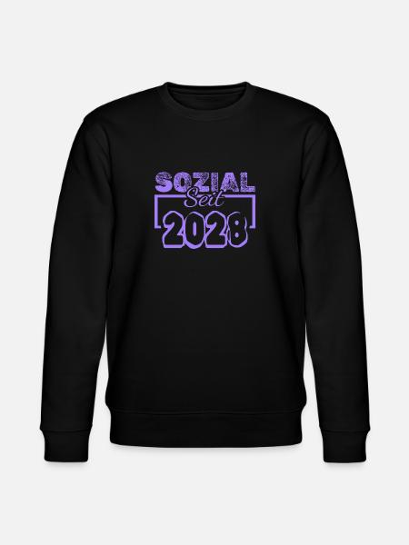 seit 2028 - Stanley/Stella Unisex Bio-Sweatshirt CHANGER  - Schwarz