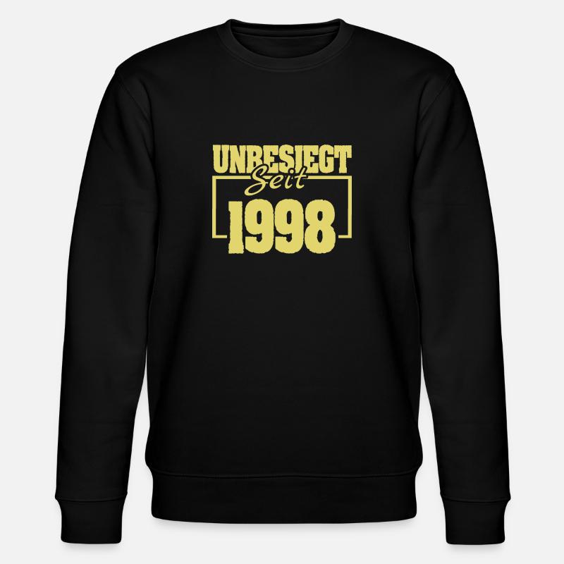 1998 1998 - Stanley/Stella Unisex Bio-Sweatshirt CHANGER  - Schwarz