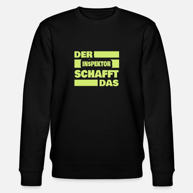 Inspektor - Stanley/Stella Unisex Bio-Sweatshirt CHANGER  - Schwarz