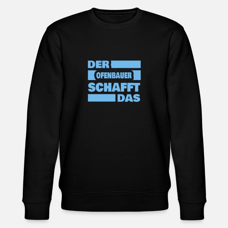 Constructeur de poêles de travail - Sweat bio CHANGER Stanley/Stella Unisexe - noir