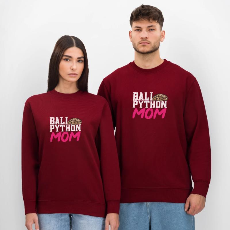 Ball Python Schlange Königspython Stanley/Stella Unisex Bio-Sweatshirt CHANGER 