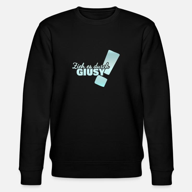 Geschenk für Giusy - Stanley/Stella Unisex Bio-Sweatshirt CHANGER  - Schwarz