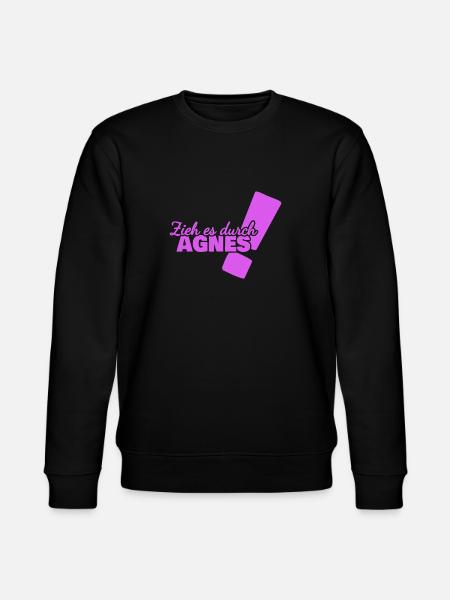 Gift for Agnes - Stanley/Stella CHANGER Unisex Organic Sweatshirt - black