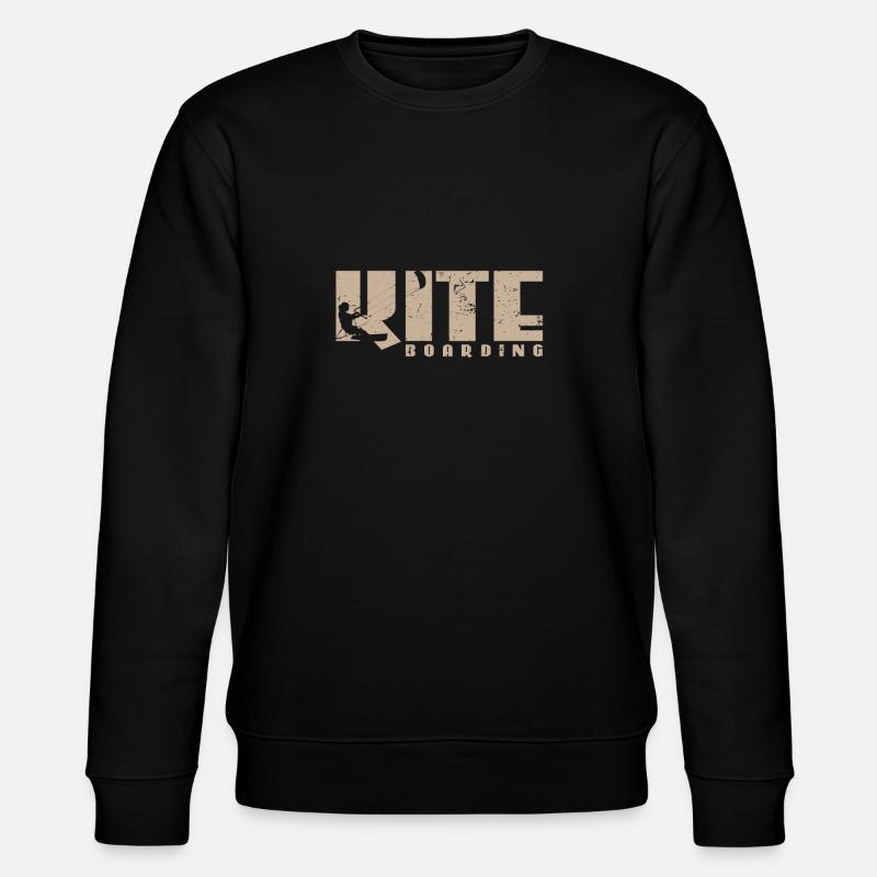Kite Boarding - Stanley/Stella Unisex Bio-Sweatshirt CHANGER  - Schwarz