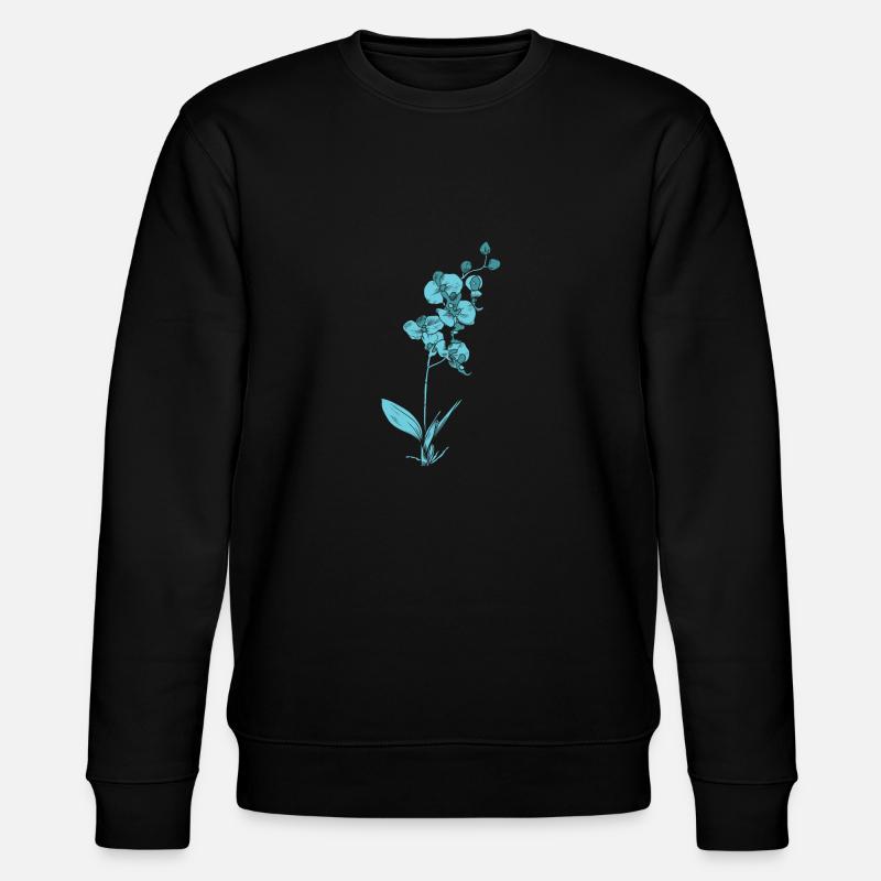 Plante, Orchidée, Fleur, Plante - Sweat bio CHANGER Stanley/Stella Unisexe - noir