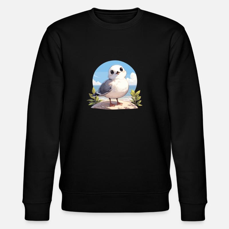 Möwen Möwe - Stanley/Stella Unisex Bio-Sweatshirt CHANGER  - Schwarz