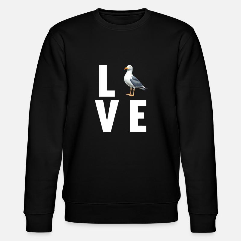Mouettes Mouette - Sweat bio CHANGER Stanley/Stella Unisexe - noir