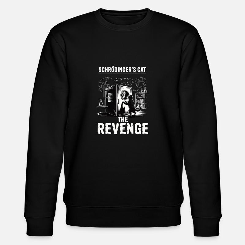 Le chat de Schroedinger Revenge - Sweat bio CHANGER Stanley/Stella Unisexe - noir