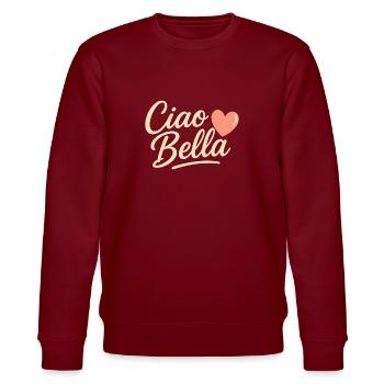 Ciao Bella - Sweat bio CHANGER Stanley/Stella Unisexe - bordeaux - Devant - Nik (191cm) & Marisol (170cm)