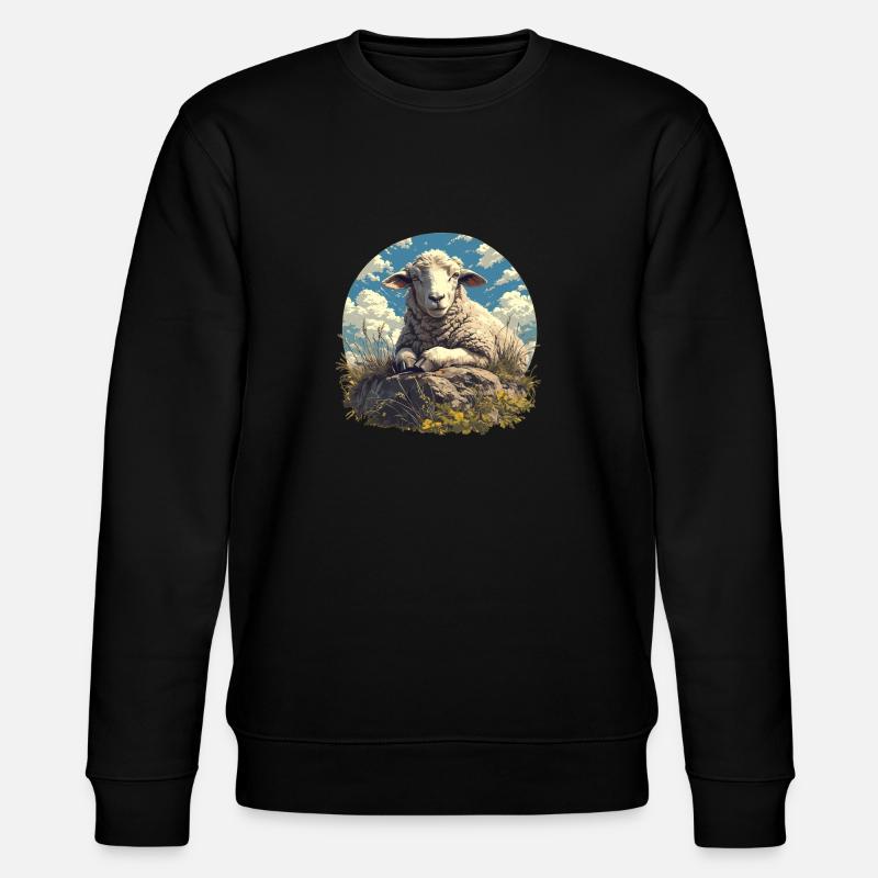 Sheep Sheep - Stanley/Stella CHANGER Unisex Organic Sweatshirt - black