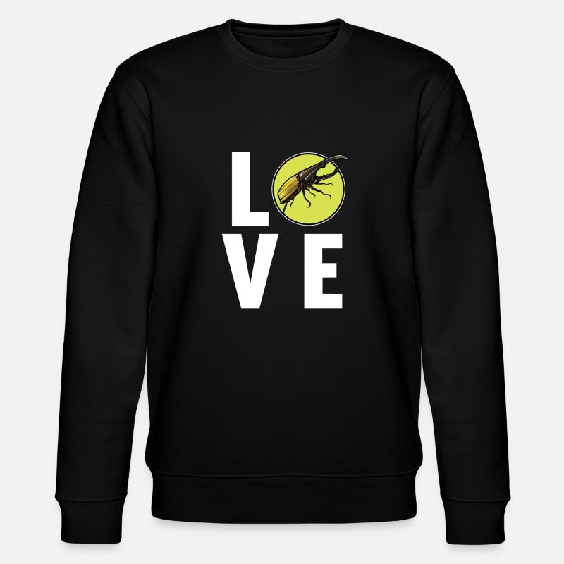 Herkuleskäfer - Stanley/Stella Unisex Bio-Sweatshirt CHANGER  - Schwarz