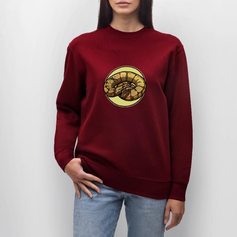 Ball Python Königspythons Königspython Stanley/Stella Unisex Bio-Sweatshirt CHANGER 