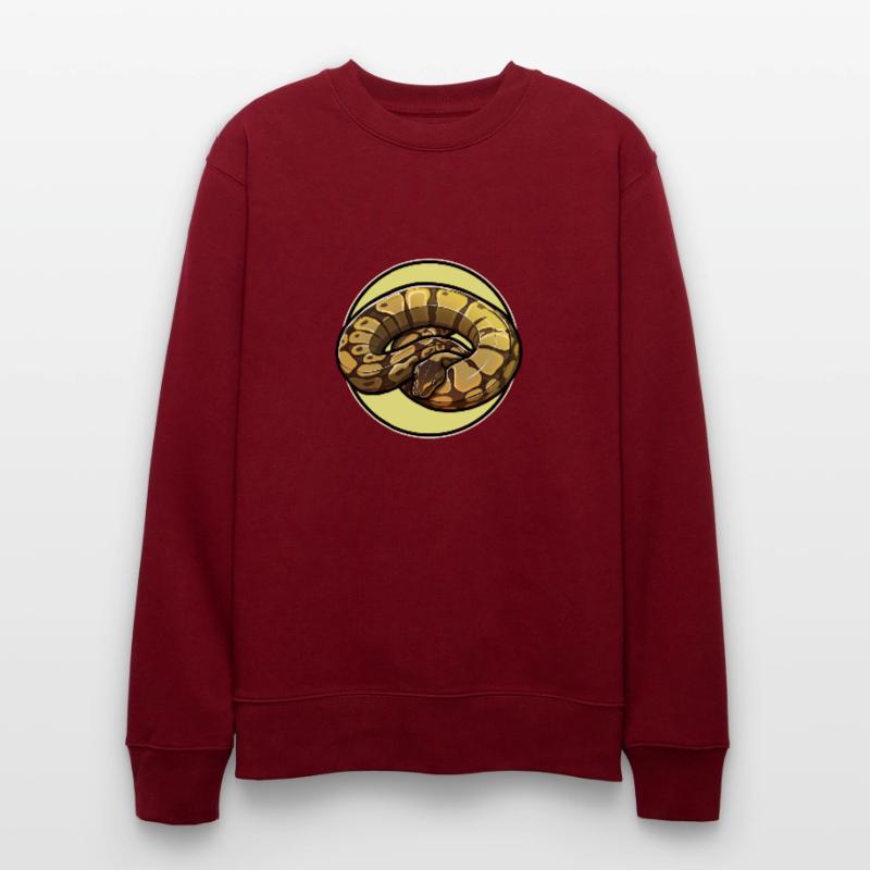 Ball Python Königspythons Königspython Stanley/Stella Unisex Bio-Sweatshirt CHANGER 