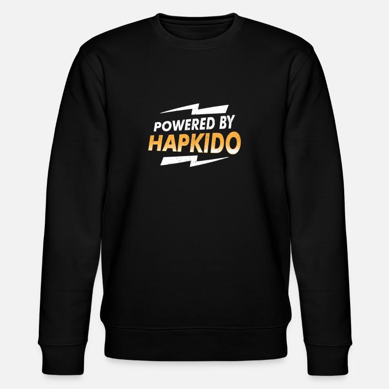 Powered By Hapkido - Stanley/Stella CHANGER Unisex Organic Sweatshirt - black