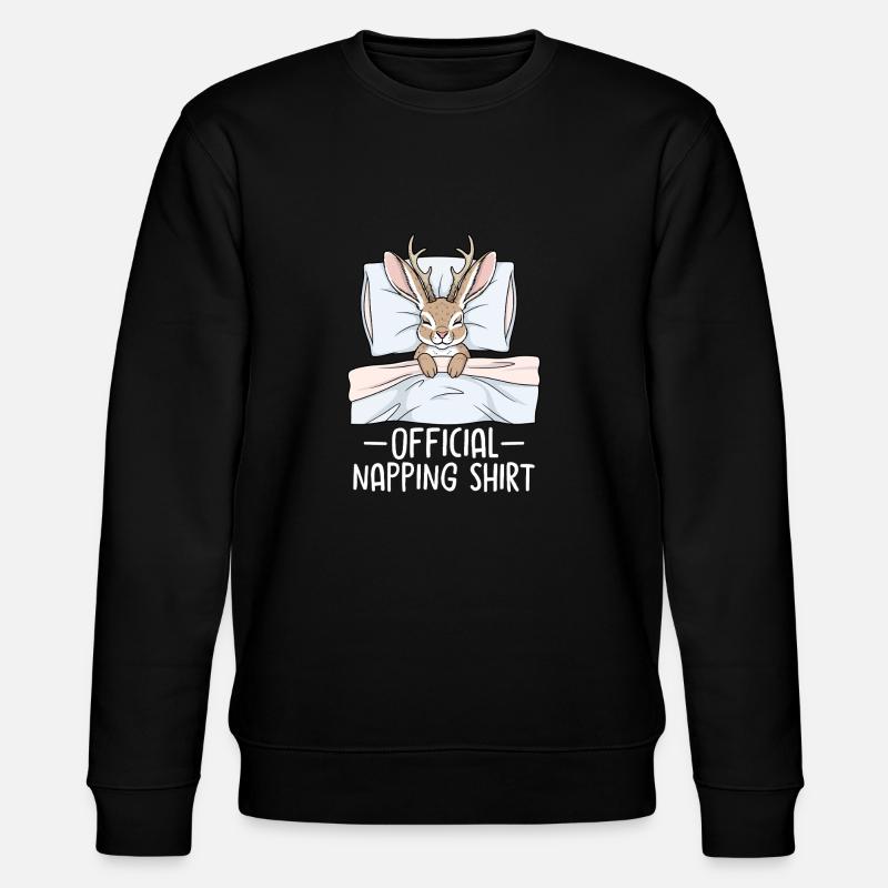 Official Napping shirt - Stanley/Stella Unisex Bio-Sweatshirt CHANGER  - Schwarz