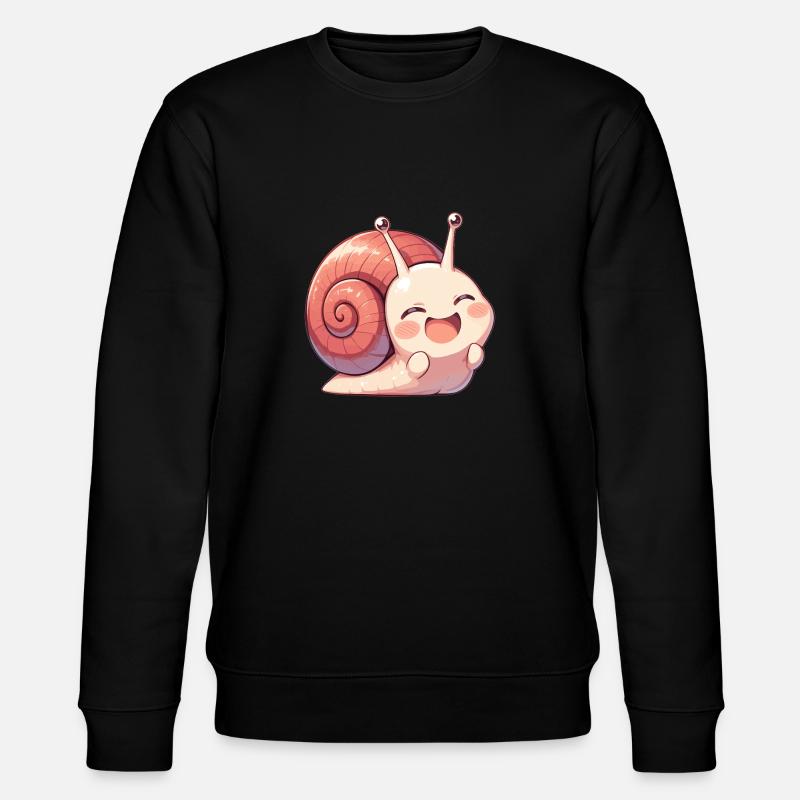 Snails Snail - Stanley/Stella CHANGER Unisex Organic Sweatshirt - black