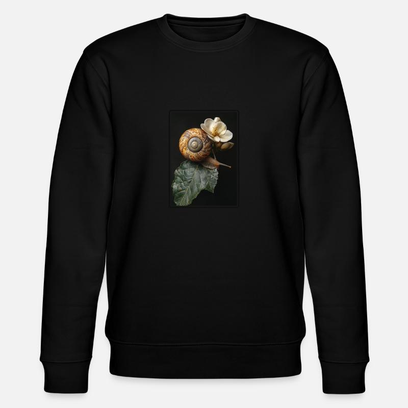 Snails Snail - Stanley/Stella CHANGER Unisex Organic Sweatshirt - black