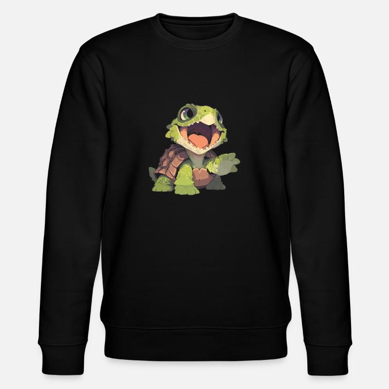 Snapping Turtles Snapping Turtle - Stanley/Stella CHANGER Unisex Organic Sweatshirt - black