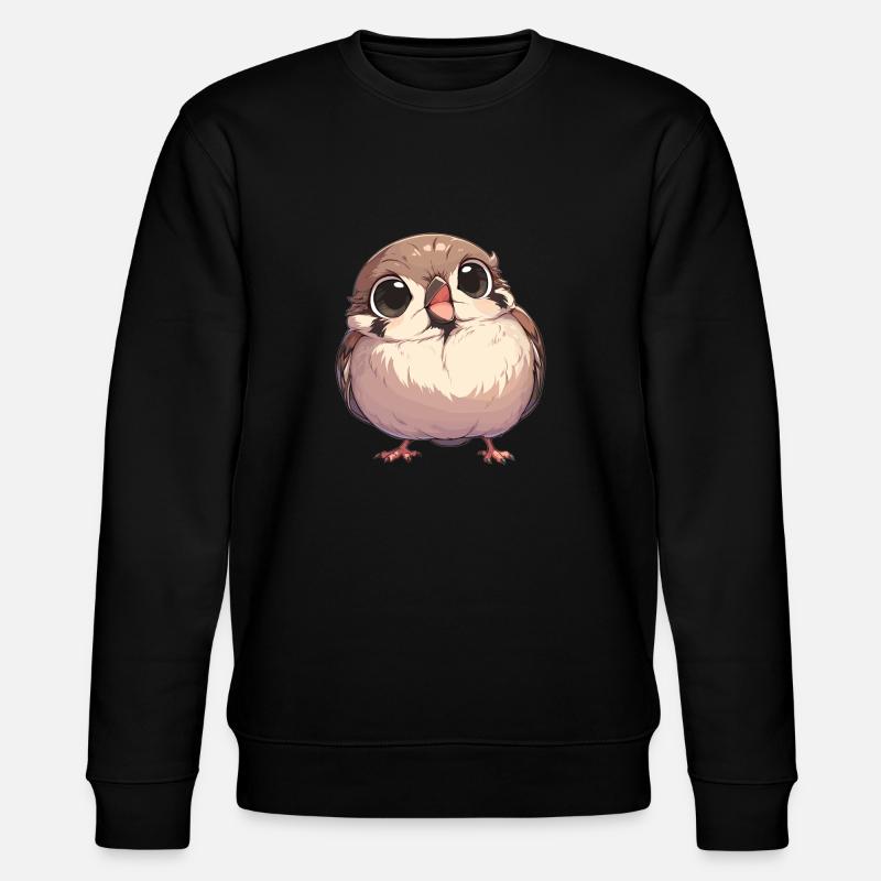 Spatzen Spatz - Stanley/Stella Unisex Bio-Sweatshirt CHANGER  - Schwarz