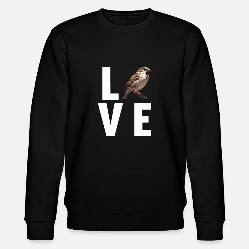 Sparrows Sparrow - Stanley/Stella CHANGER Unisex Organic Sweatshirt - black