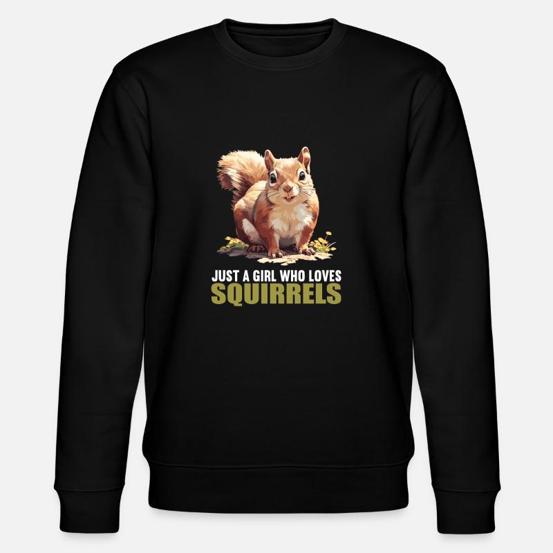 Squirrel - Stanley/Stella CHANGER Unisex Organic Sweatshirt - black