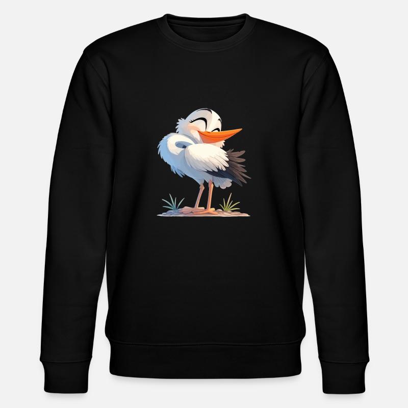 Cigognes Cigognes - Sweat bio CHANGER Stanley/Stella Unisexe - noir