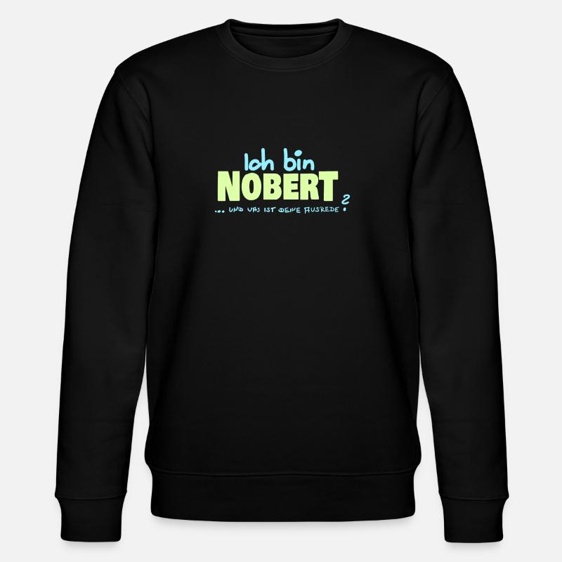 Norbert Norbert - Stanley/Stella Unisex Bio-Sweatshirt CHANGER - Schwarz