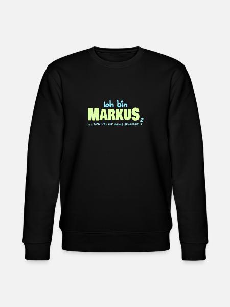 Gift for Markus - Stanley/Stella CHANGER Unisex Organic Sweatshirt - black