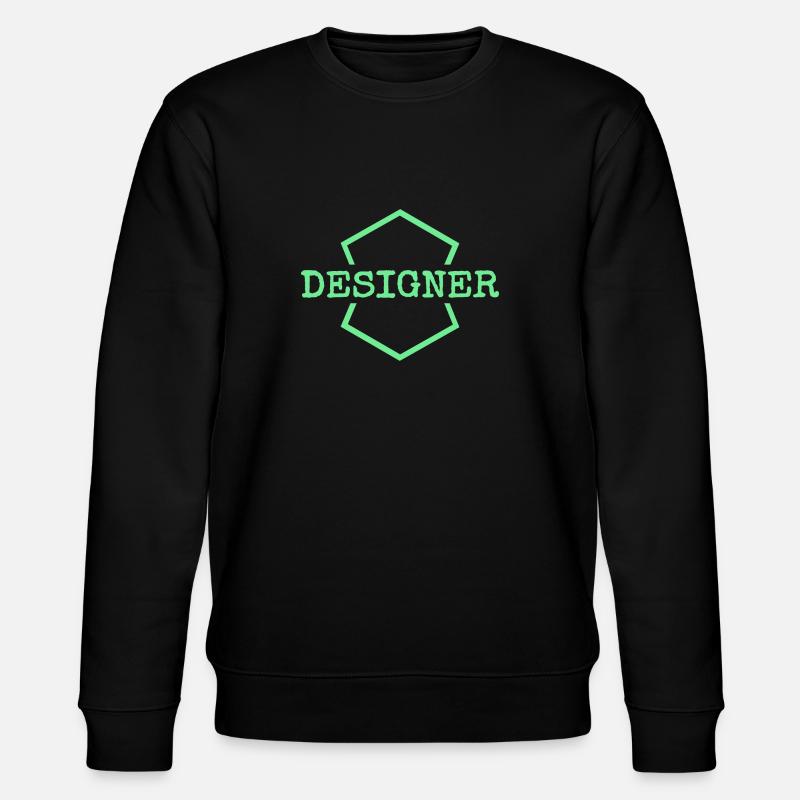Work Designer - Stanley/Stella CHANGER Unisex Organic Sweatshirt - black