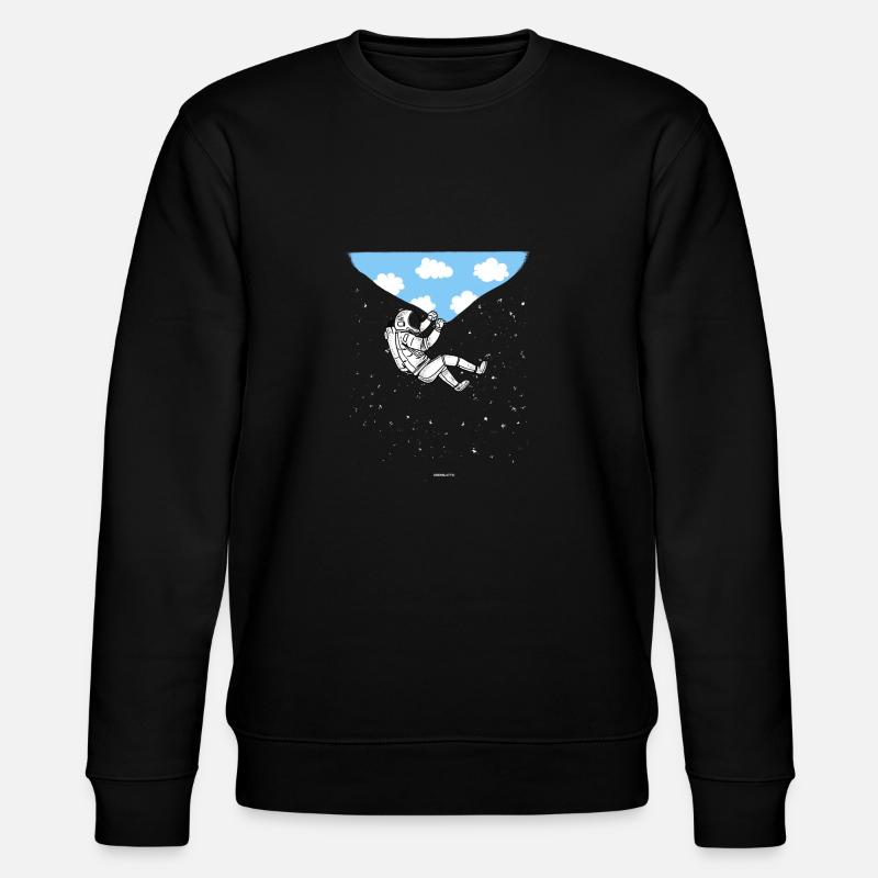 Astronaut in the sky gift - Stanley/Stella CHANGER Unisex Organic Sweatshirt - black