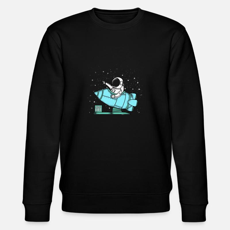 Raumfahrt Geschenk - Stanley/Stella Unisex Bio-Sweatshirt CHANGER  - Schwarz