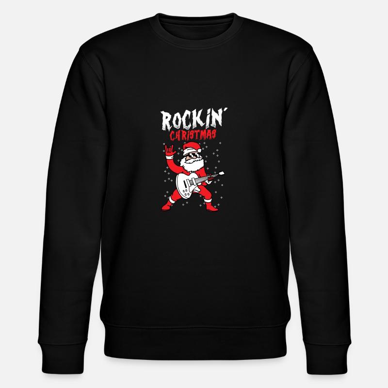rocking Weihnachtsgeschenk - Stanley/Stella Unisex Bio-Sweatshirt CHANGER  - Schwarz