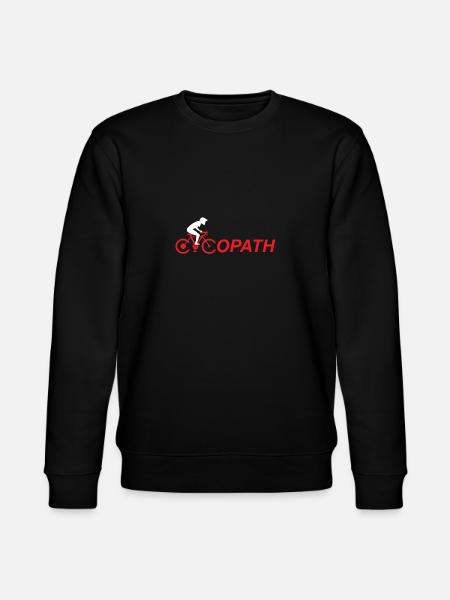 cycopath bicycle gift - Stanley/Stella CHANGER Unisex Organic Sweatshirt - black