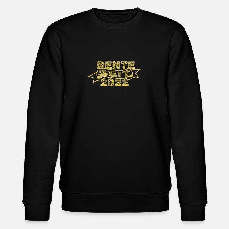 Rentner 2022 - Stanley/Stella Unisex Bio-Sweatshirt CHANGER  - Schwarz